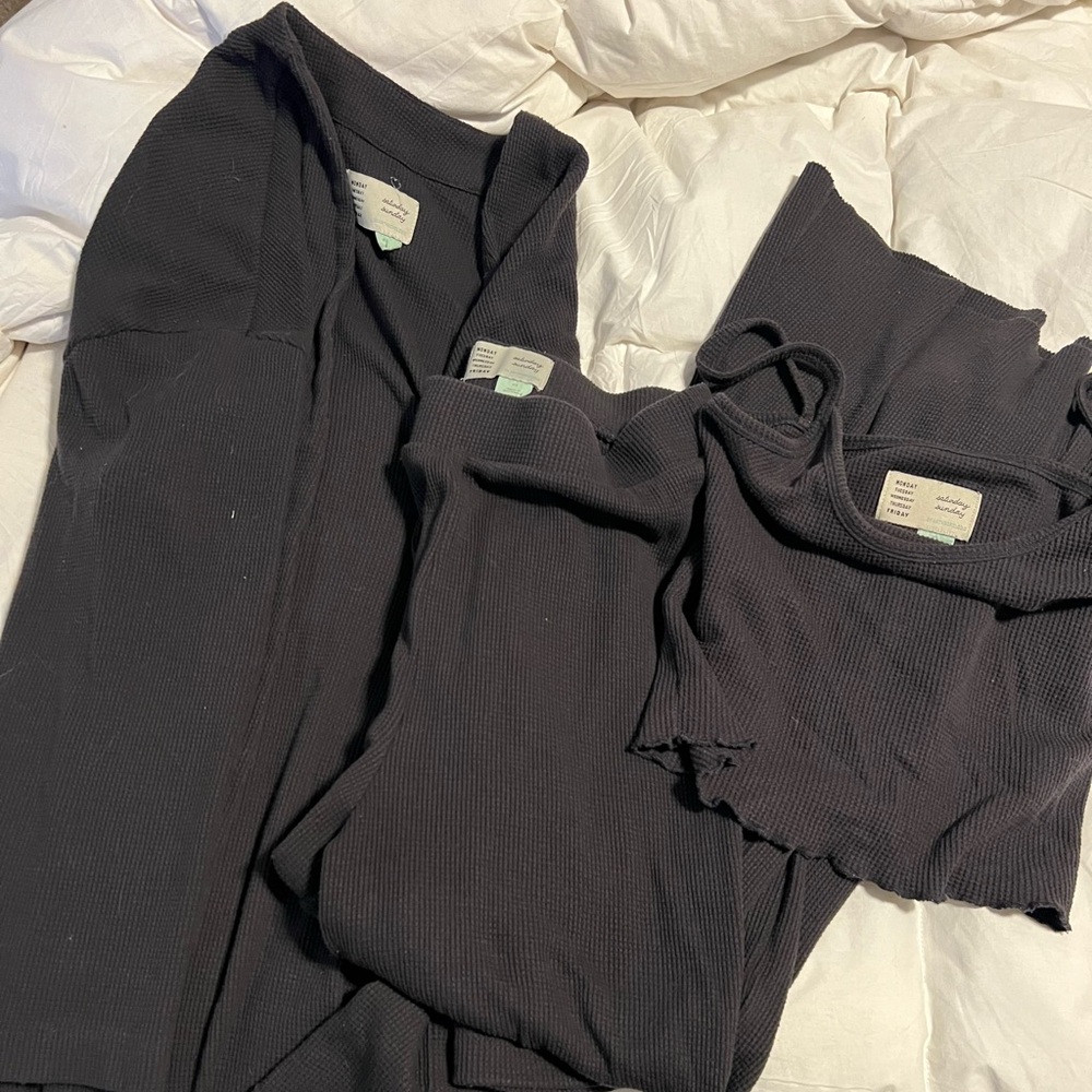 Anthropologie Saturday & Sunday set XS